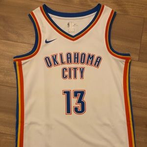 Paul George Authentic Jersey Oklahoma City White